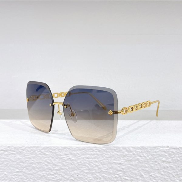 LV Square Irregular Sunglasses Top Quality