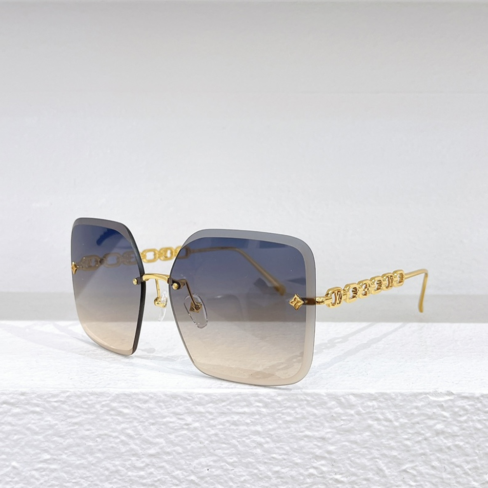 LV Square Irregular Sunglasses Top Quality - Image 5
