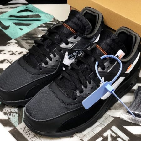 Off-White Nike Air Max 90 Black AA7293-001 - Image 34
