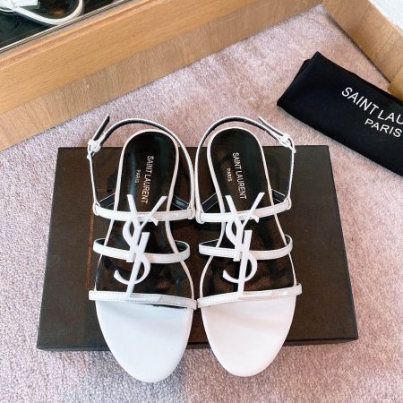 Saint Laurent YSL Open-toe Fashion Goes With Everything Slide Sandal - Image 5