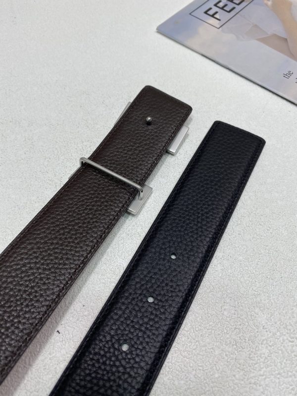 Hermes H Striee Belt Buckle & Reversible Black For Women, Women Belt 380MM