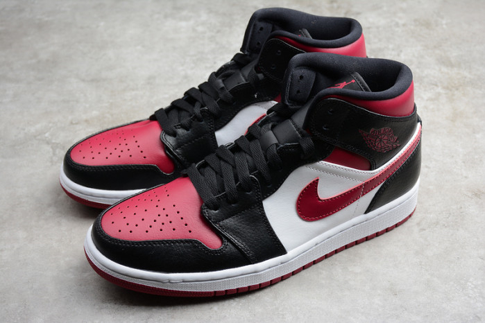 Air Jordan 1 MID bred toe 554724-066 - Image 7
