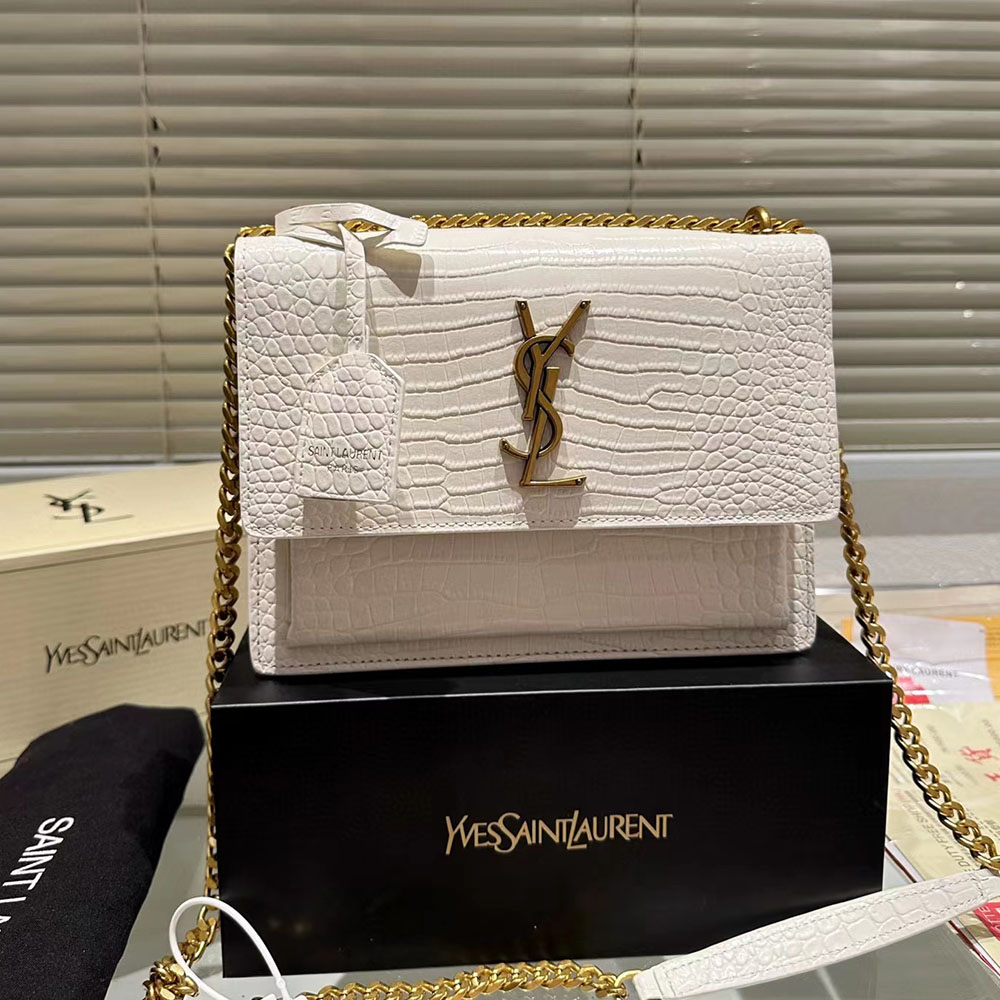 YSL Sunset Shoulder Bag - Image 7