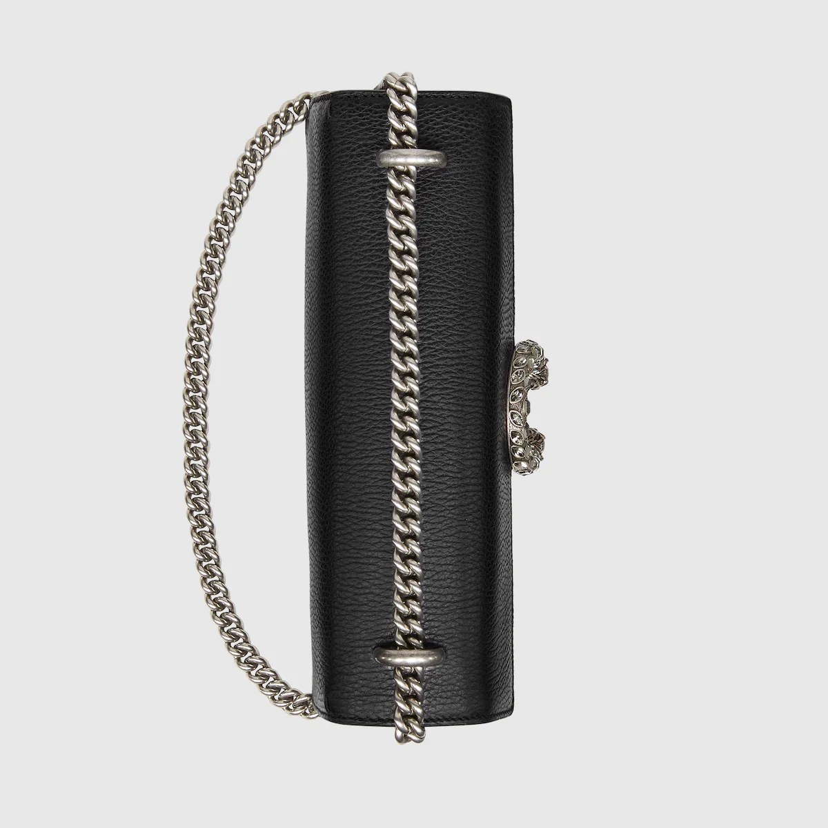 Gucci DIONYSUS GG Black Leather Small Shoulder Bag - Image 4