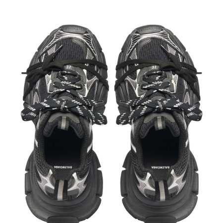 Balenciaga 3XL Sneaker- BlackSilver - Image 4