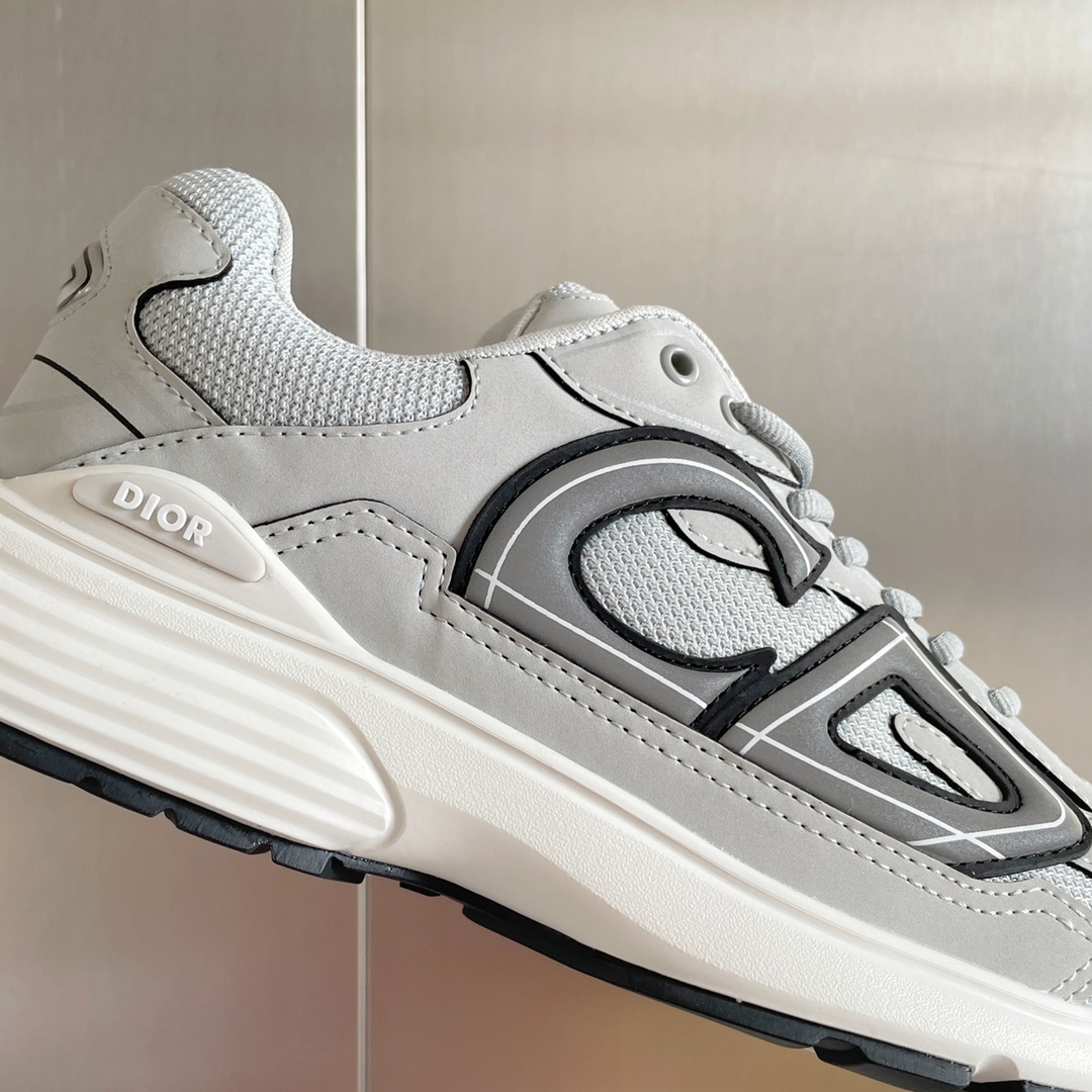 Dior B30 Dad Sneakers Gray (AAA High Quality Version) - Image 6