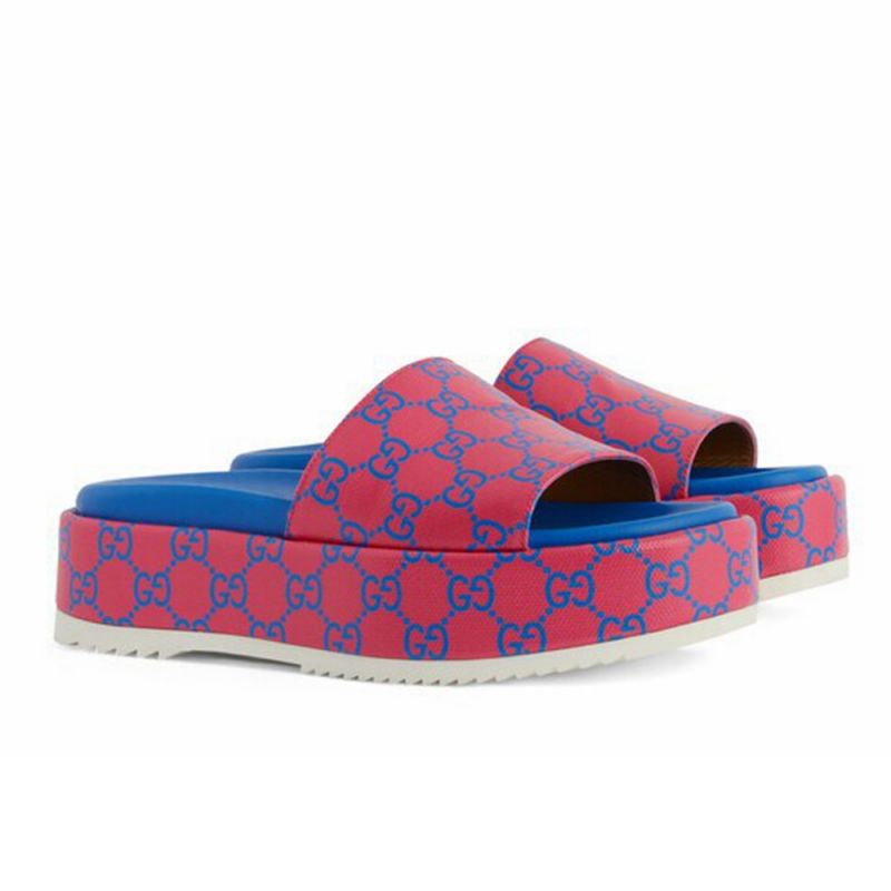 Gucci Platform Slide Sandals 623212 - Image 6