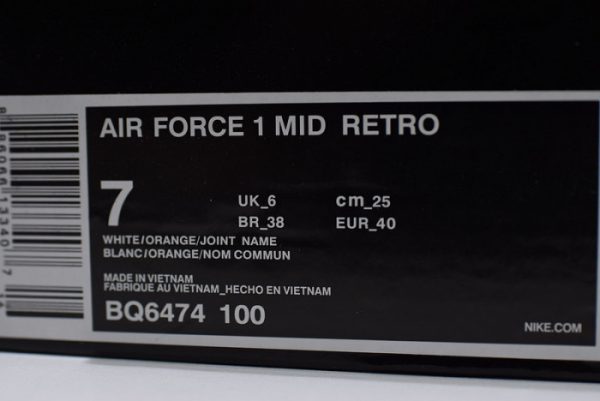 Nike Air Force 1 Mid Just Do It BQ6474-100