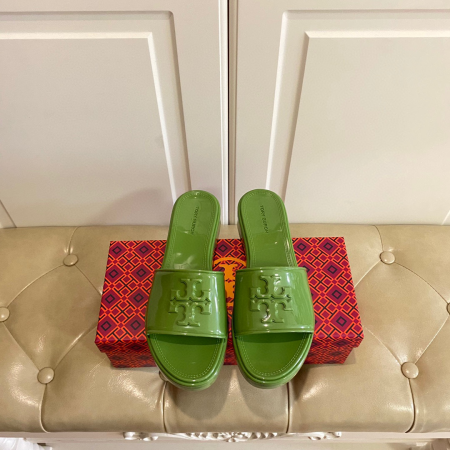 Tory Burch Rubber  Fashion Flip-flops Sandals Slide - Image 4