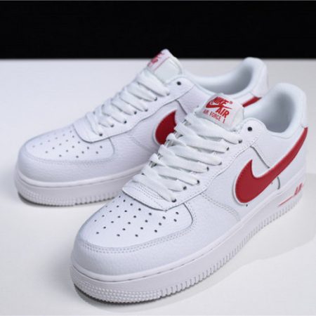 Nike Air Force 1 07 White Red AO2423-102 - Image 8
