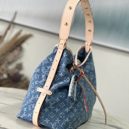 LV CARRYALL Denim Bag - Image 3