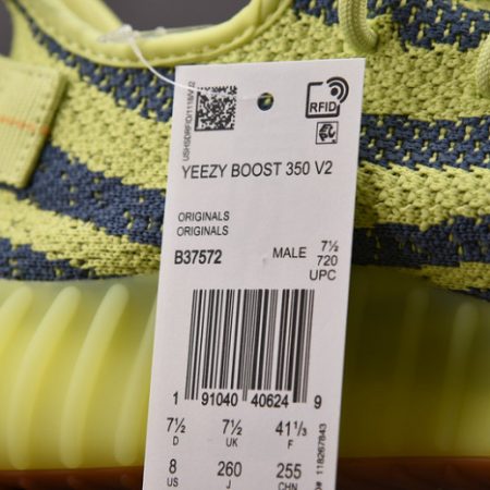 Yeezy Boost 350 V2 Semi Frozen Yellow B37572 - Image 10