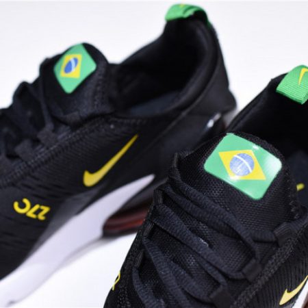 Nike Air Max 270 FIFA World Cup Brazil Black Green Yellow AH8050-112 - Image 6
