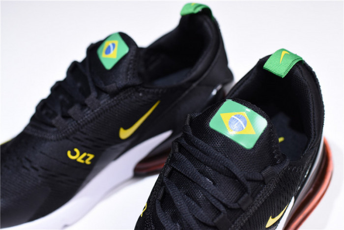 Nike Air Max 270 FIFA World Cup Brazil Black Green Yellow AH8050-112 - Image 6