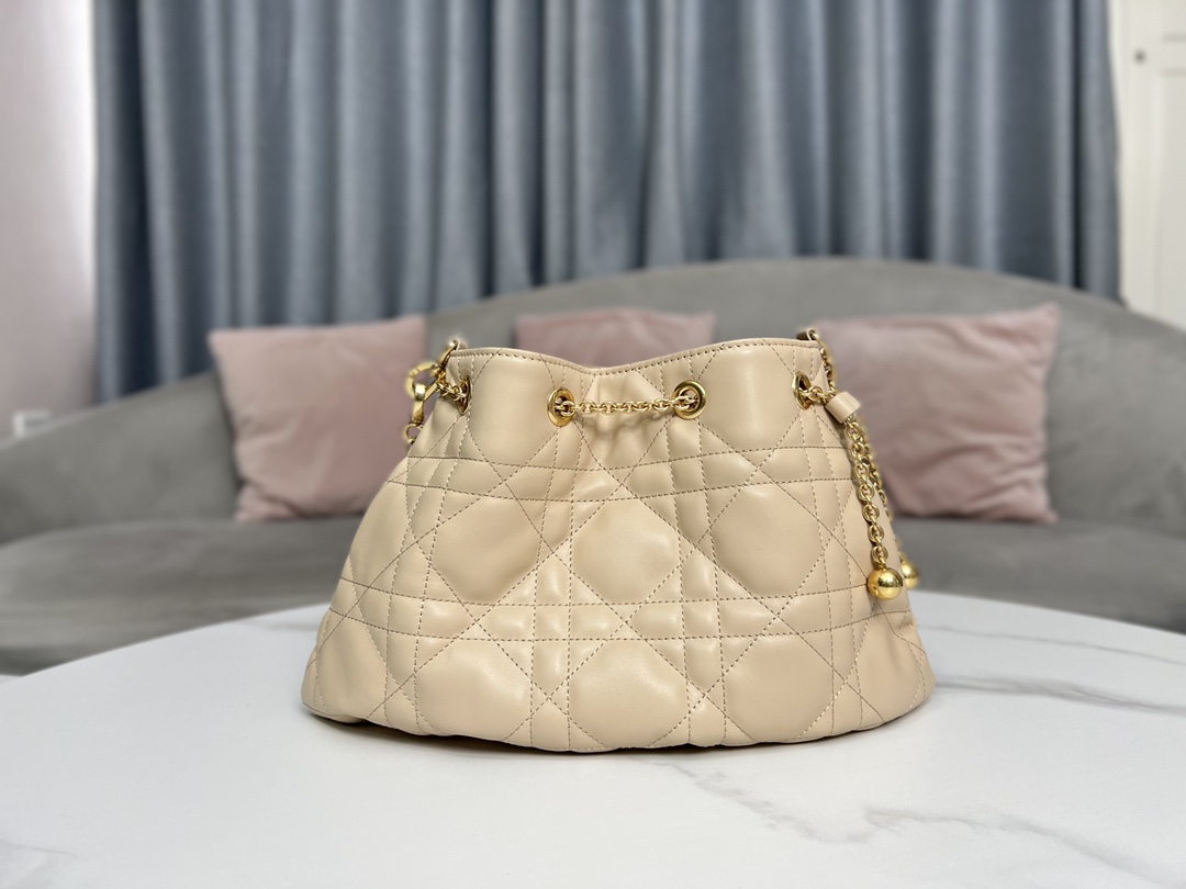 Dior Medium Ammi Bag Sand Pink Supple Macrocannage   M22566FBE_M84P - Image 1