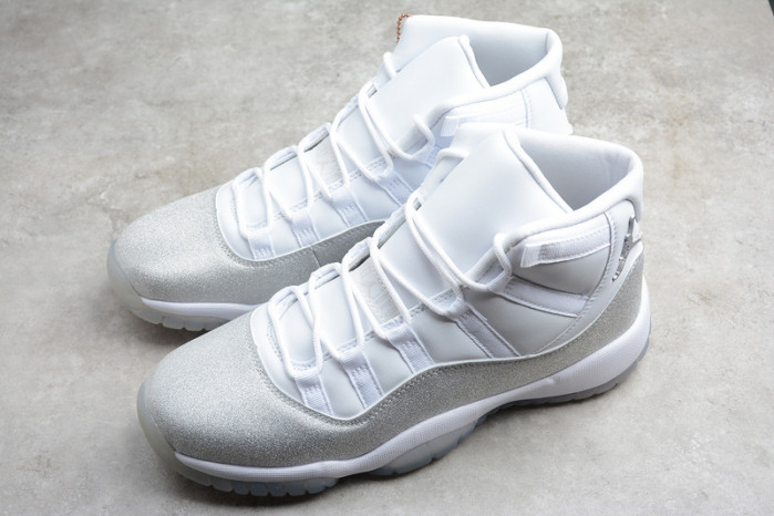 AIR Jordan 11 White Metallic Silver Vast Grey AR0715-100 - Image 13