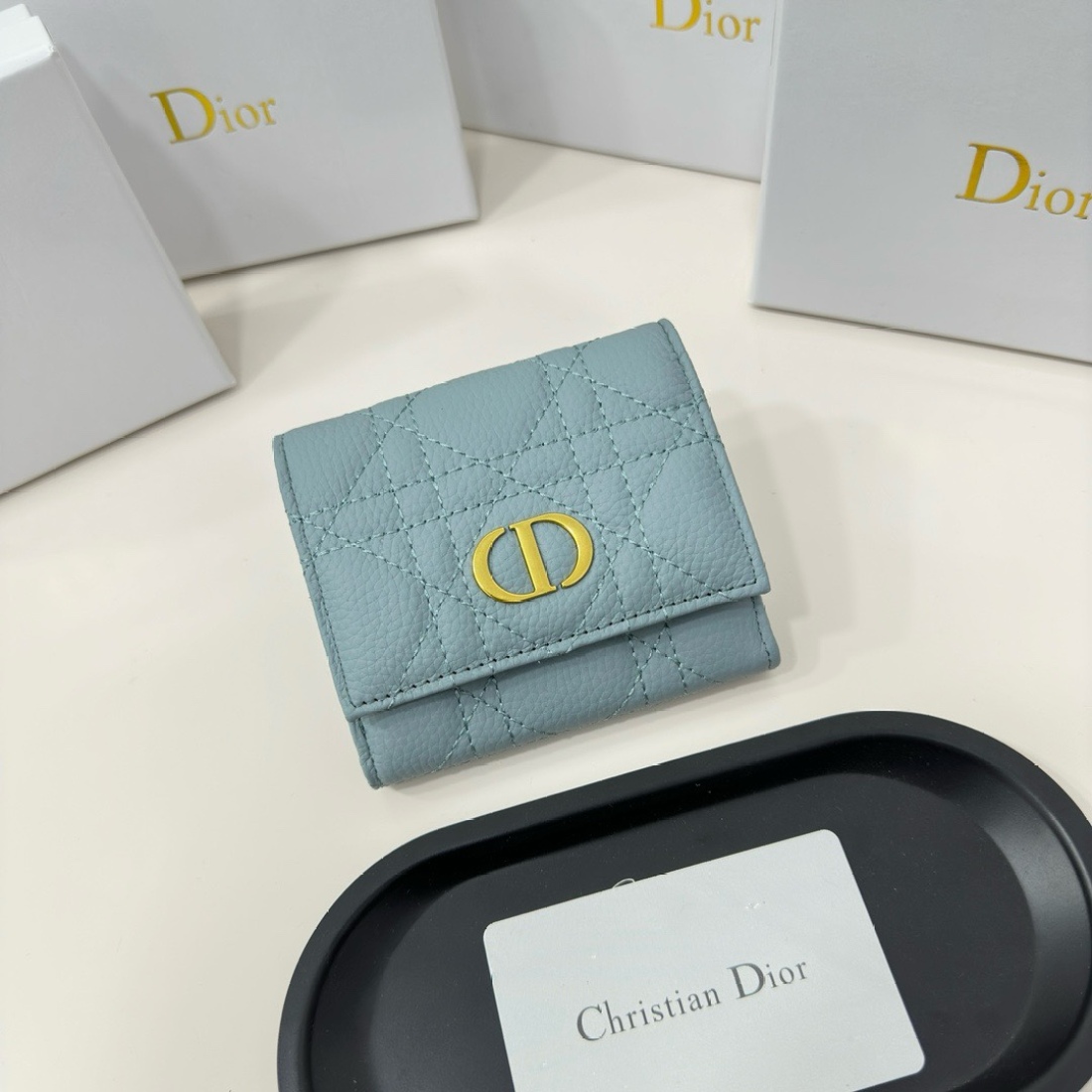 Dior Button Wallet - Image 5