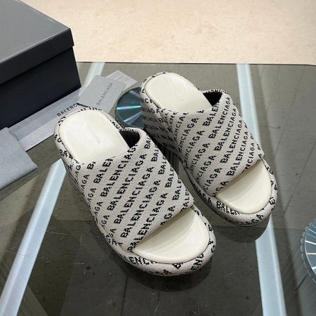 Balenciaga  Chunky Heel Sandals Slide Sandal - Image 2