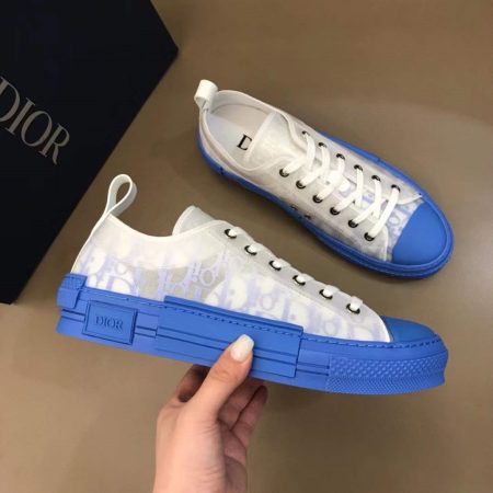 Dior B23 2022 New Style Low Top Logo Oblique Canvas 03 - Image 1
