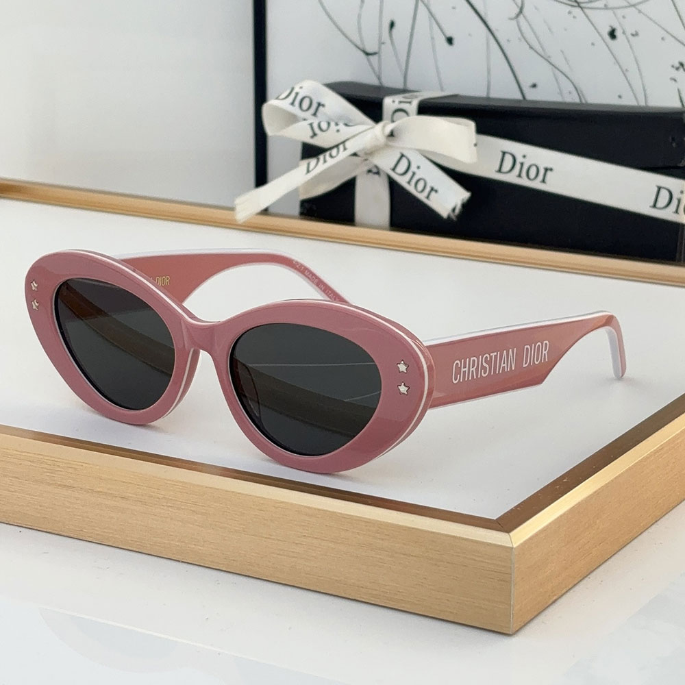 Dior Star Logo Acetate Fibre Cat eye sunglasses Top quality - Image 1