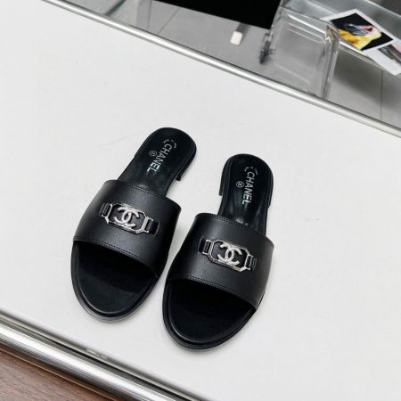 Chanel Flat Opflopsen-toed Flip-flops Slide Sandal - Image 7