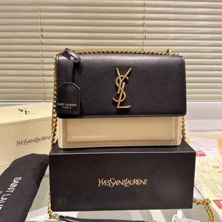 YSL Sunset Shoulder Bag - Image 11