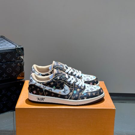 LV X Nike Co-Branded Casual Men's Sneakers - Image 3