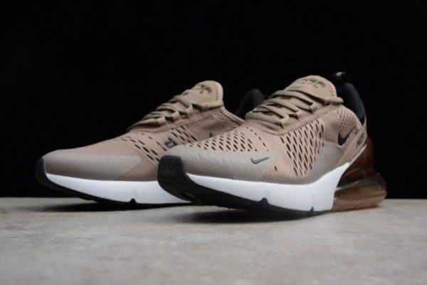 NIKE mens Air Max 270 Sepia Stone Black/ Summit White AH8050-200