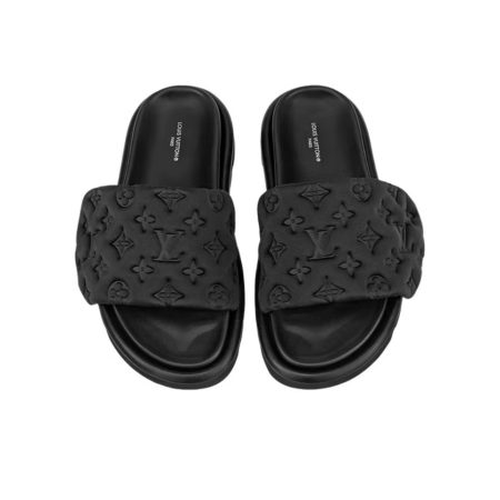 LV Pool Pillow Fashion Flat Flip-flops Slide Sandal - Image 2