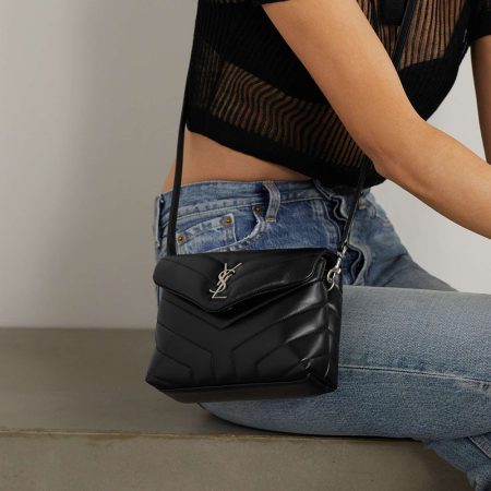 SAINT LAURENT YSL Loulou Toy quilted leather shoulder bag - Image 2