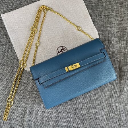 Hermes Kelly Chain Purse Bag - Image 13