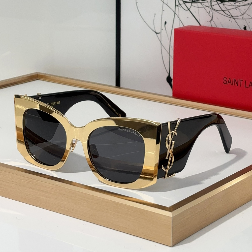 Saint Laurent YSL Logo Embellished Sunglasses Top Quality - Image 6