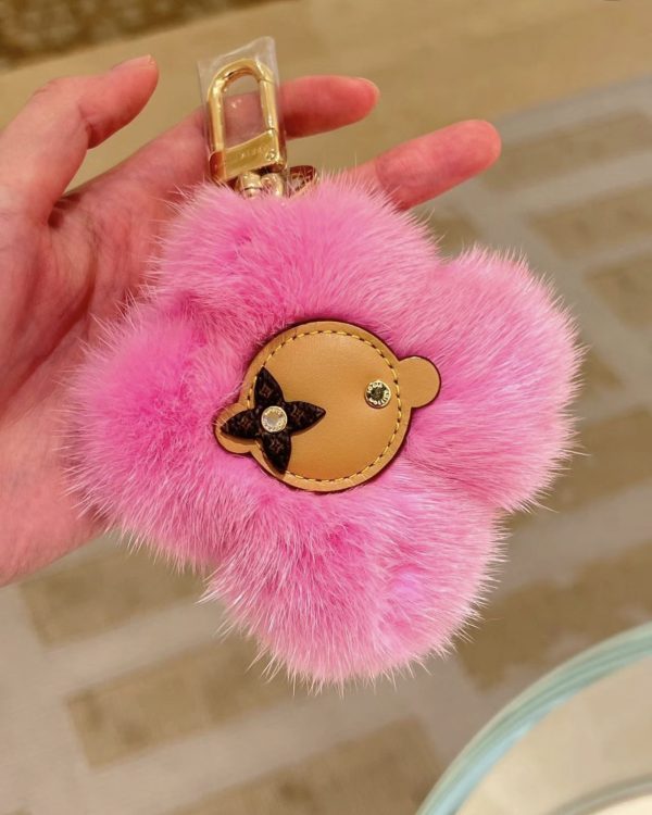 LV Vivienne Shearling Bag Charm