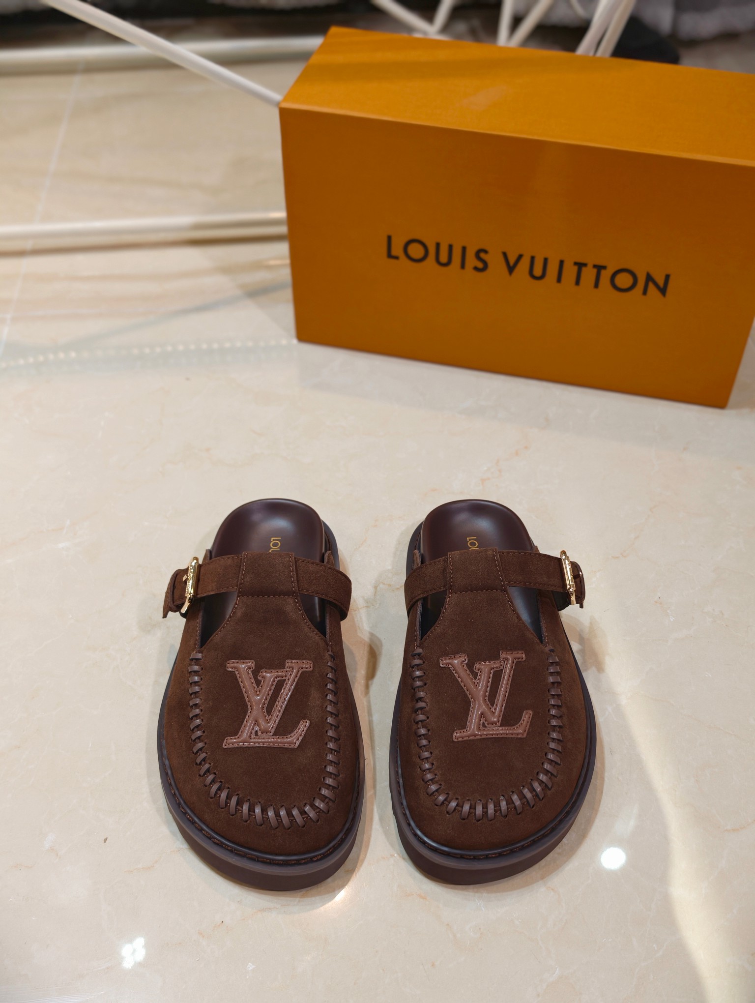 LV Easy Monogram Mules - Image 2
