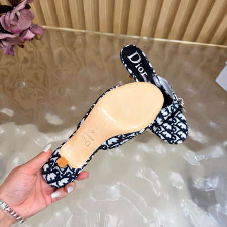 Dior denim lock & key shoes - Image 12