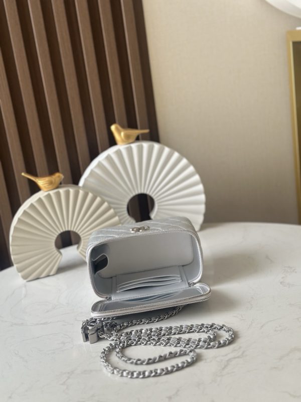Chanel Quilted Vanity Makeup Box