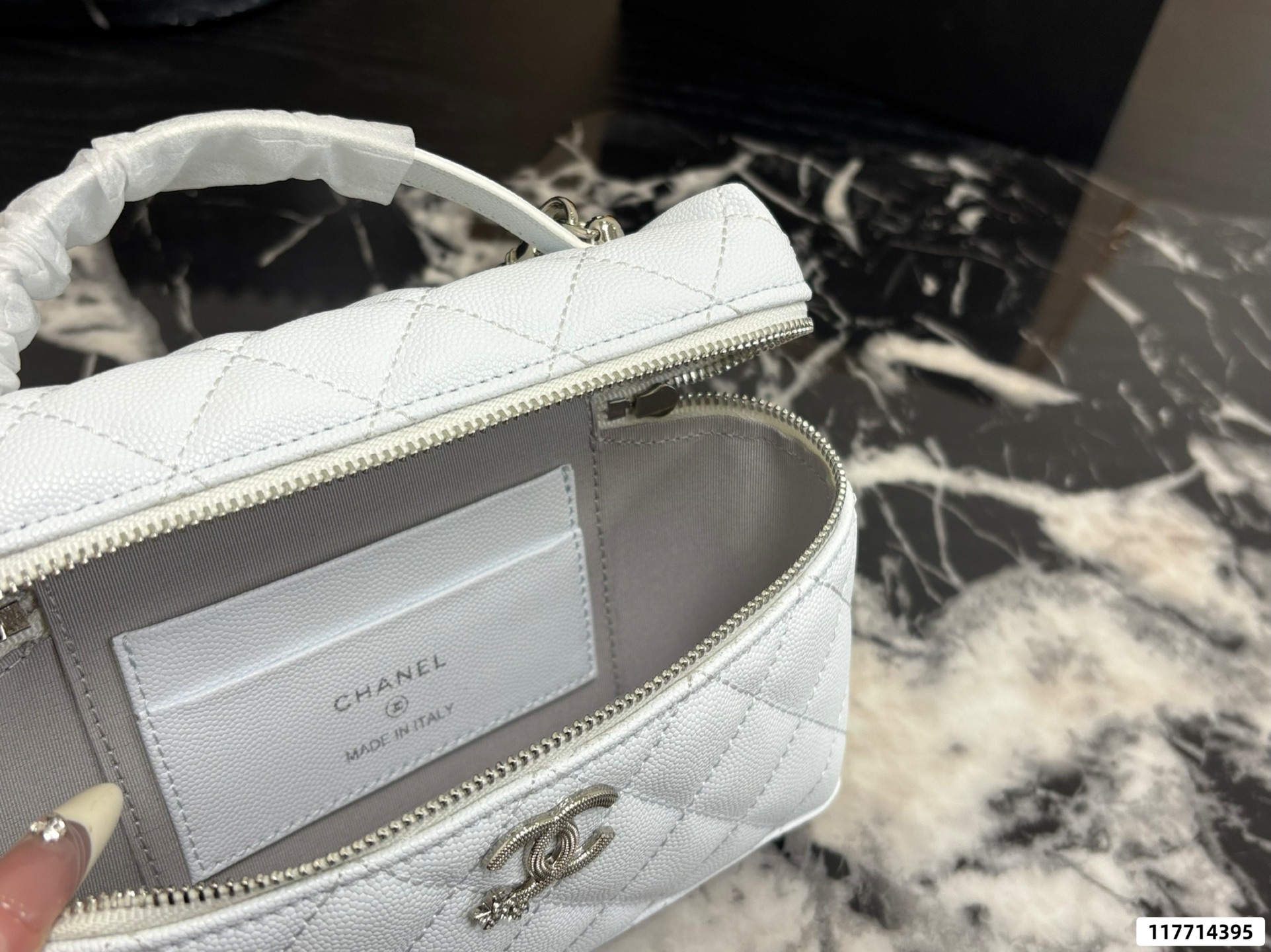 Chanel Vanity with chain Bag - Image 14
