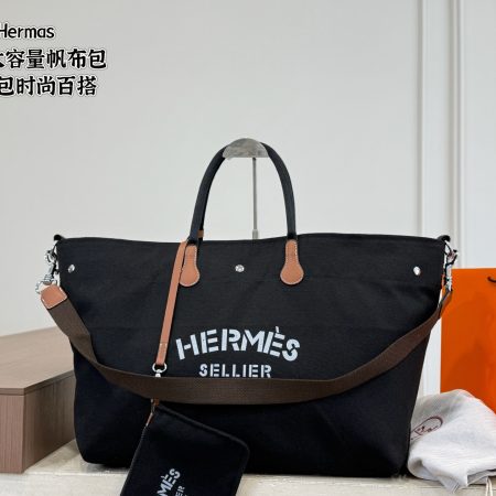 Hermas Canvas Tote Bag - Image 2
