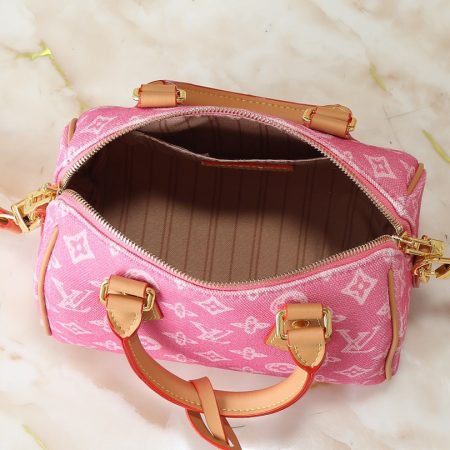 LV Speedy Bandoulière 20 Monogram Anniversary Canvas Bag - Image 14