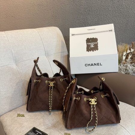 Chanel Hobo Bag Suede - Image 5