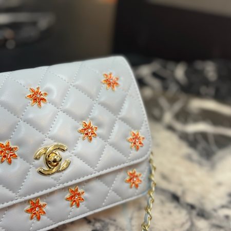 Chanel WOC Badge Chain Clutch - Image 5