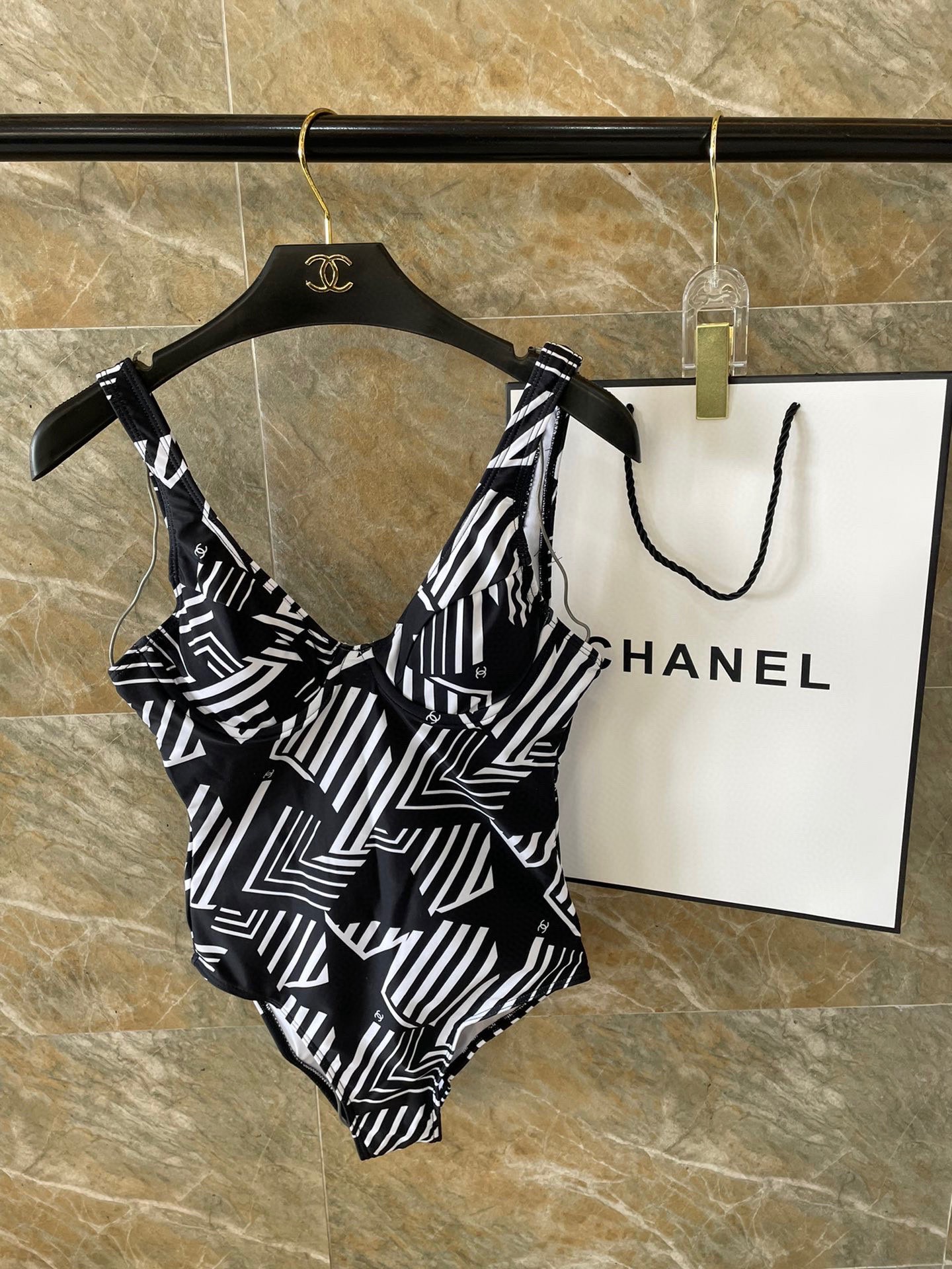 Chanel One-Piece Swimsuit Swimwear - Image 1