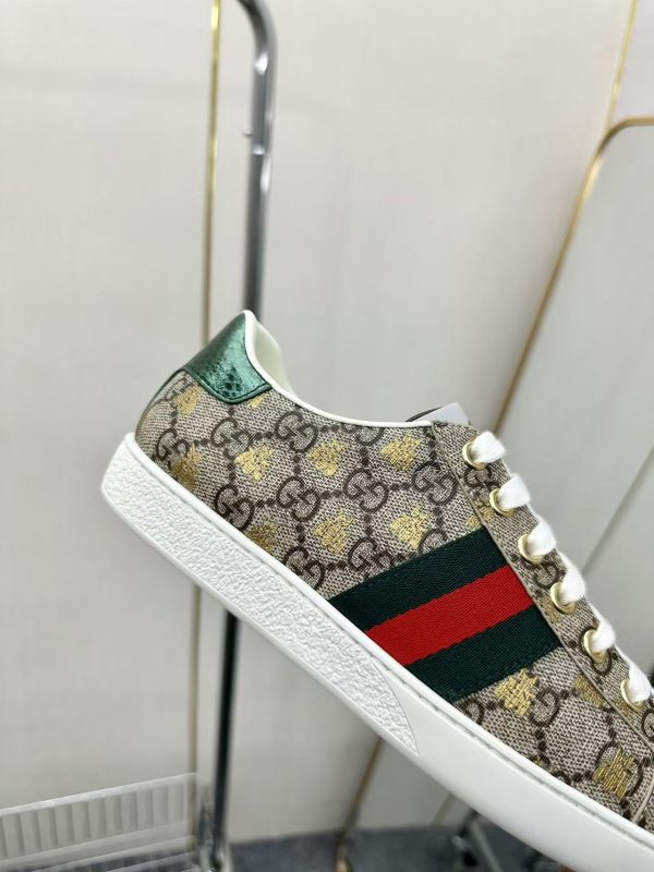 Gucci Ace GG Supreme Bees Sneaker Brown
