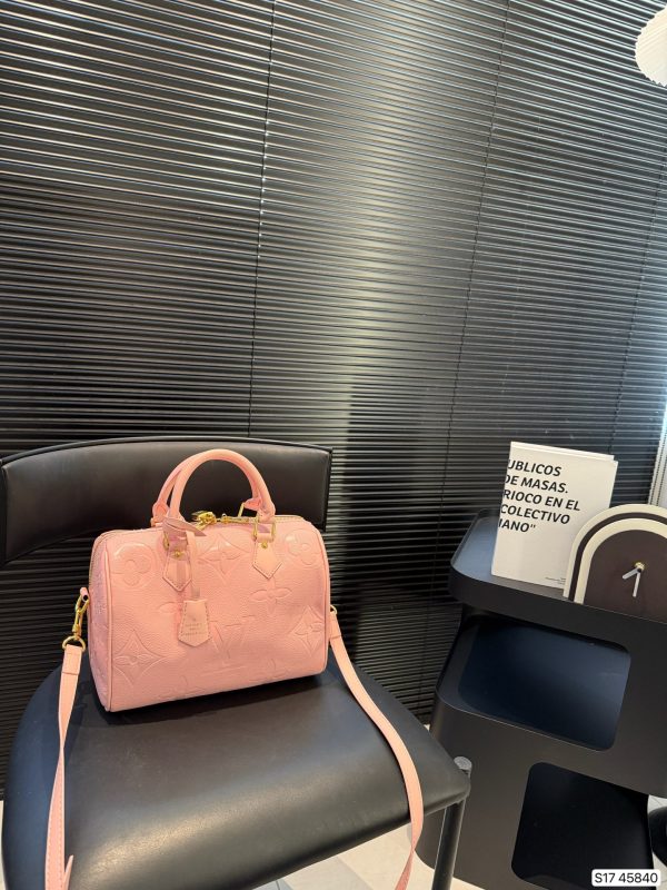 LV Embossed Pillow Bag