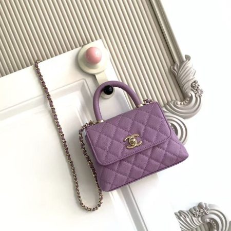 Chanel Mini Coco Handle Chain Shoulder Bag - Image 4