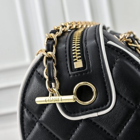Chanel Matelasse Drum Mini Boston Bag - Image 6