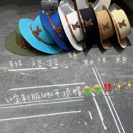 LV Flat-Top Straw Ha