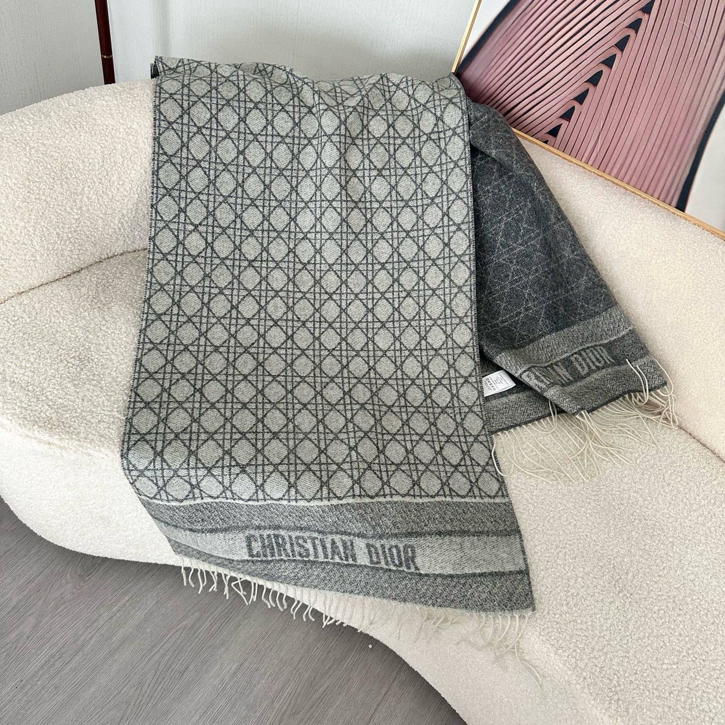 Dior Pure Wool Scarf - Image 1