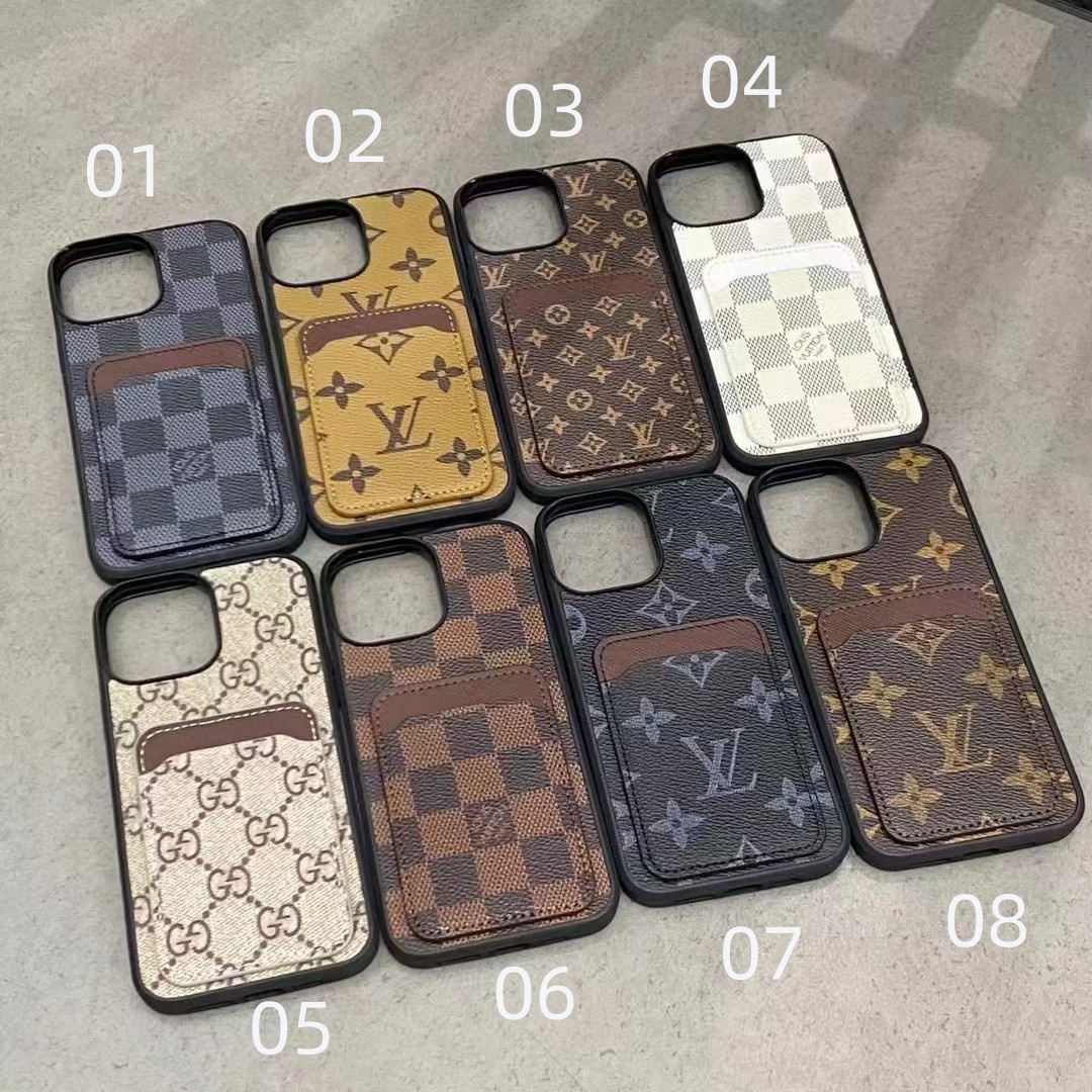 LV iPhone Card Holder Case - Image 1