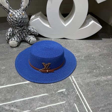 LV Flat-Top Straw Ha - Image 5
